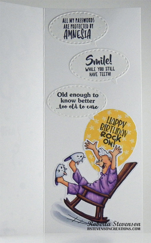 Art Impressions - Clear Stamps Set - Rock On