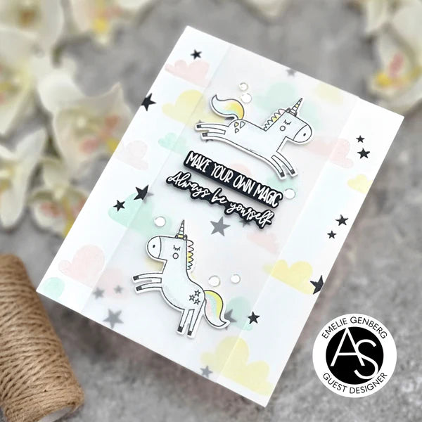 Alex Syberia Designs - Clear stamp set - Always be yourself - A6