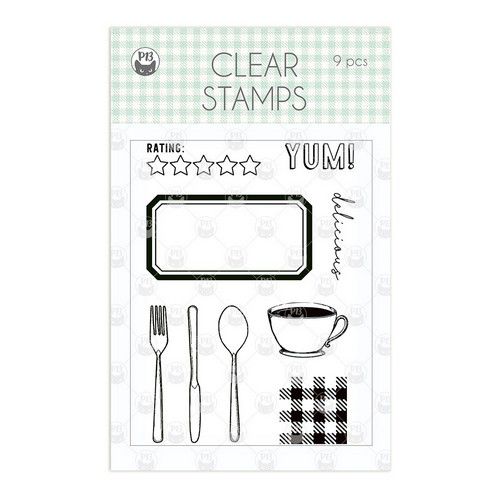 P13 - Around the table - Clear Stamp A7