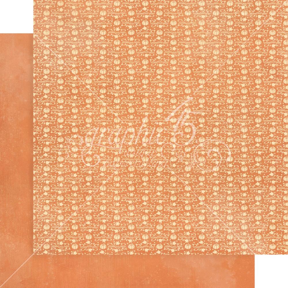 Graphic 45 - Hello Pumpkin - Prints and Solids Paper Pad 12 x 12"