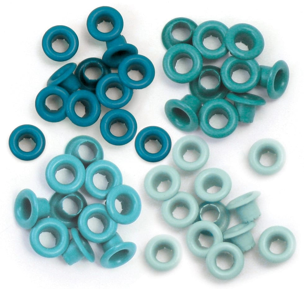 WeRMemoryKeepers -  Standard Shimmer Eyelets - Aqua