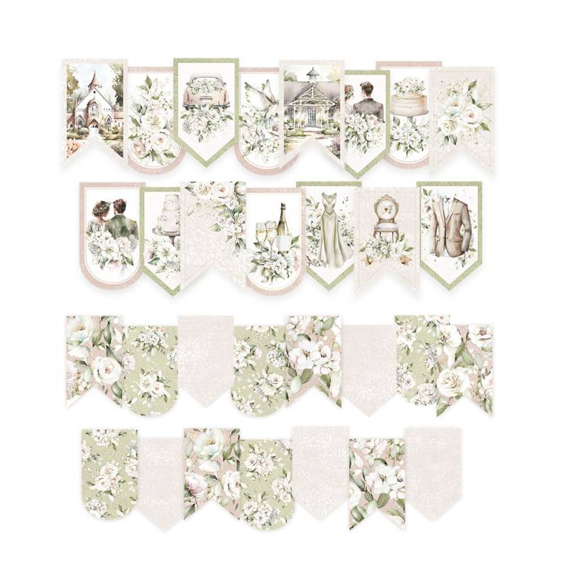 P13 - Love and lace - Garland die cut
