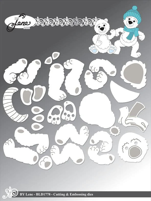 By Lene Design - Dies - Polar Bear
