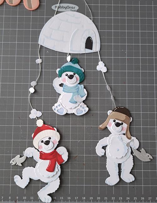 By Lene Design - Dies - Polar Bear