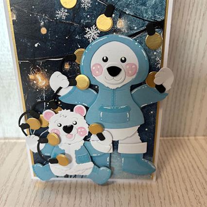 By Lene Design - Dies - Baby Ice Bear