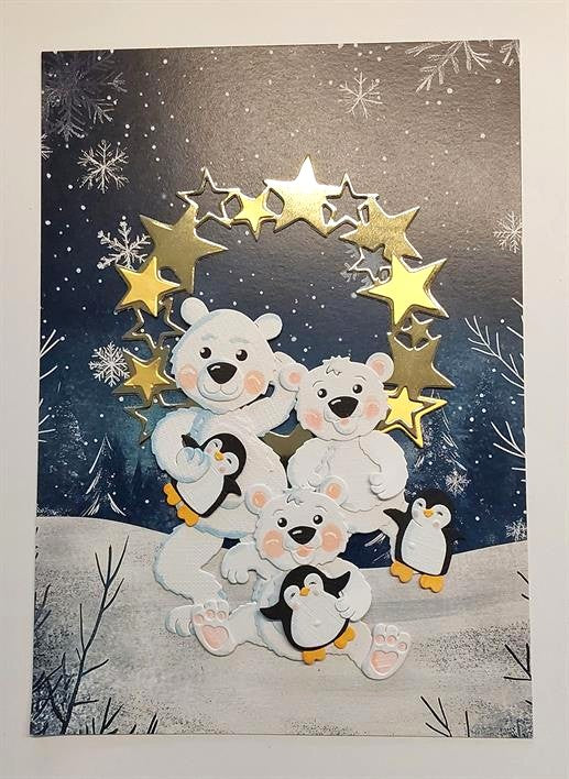 By Lene Design - Dies - Star Wreath
