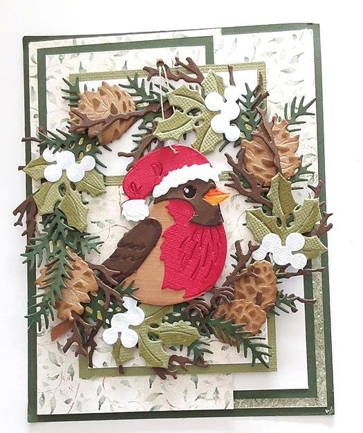 By Lene Design - Dies - Christmas Robin