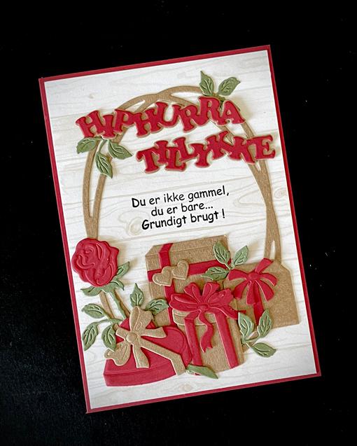By Lene Design - Dies -  Tillykke / HipHurra