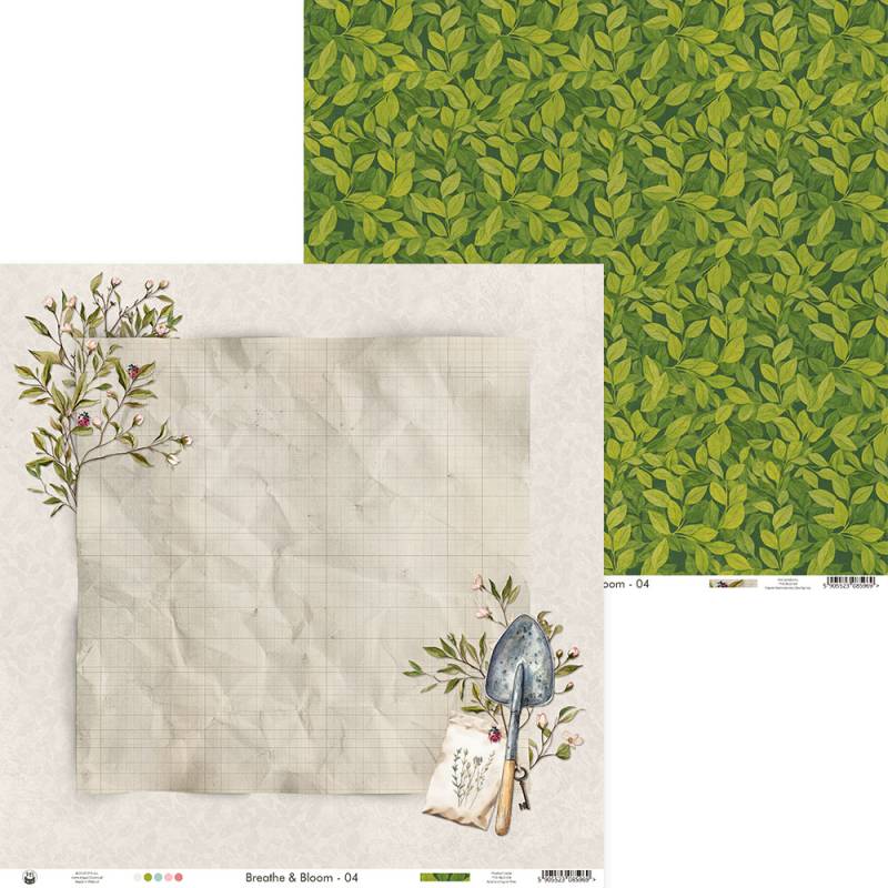 P13 - Breathe and Bloom - Paper Pad -  12 x 12"