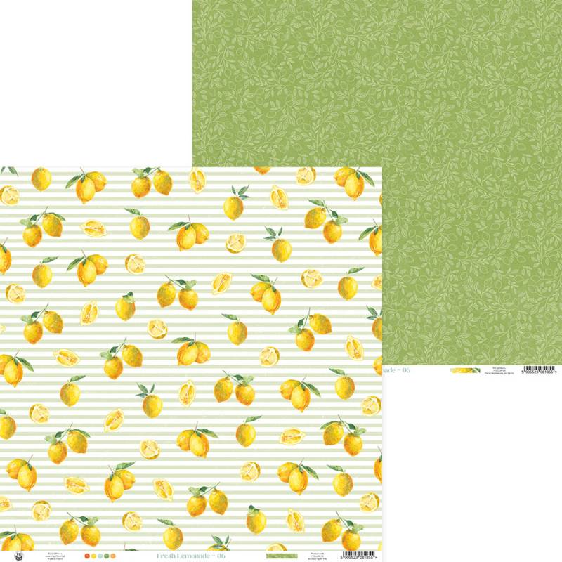 P13 - Fresh lemonade - Paper Pad -  6 x 6"