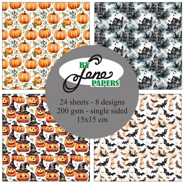 By Lene Design - Halloween  - 6 x 6 " Paper Pad