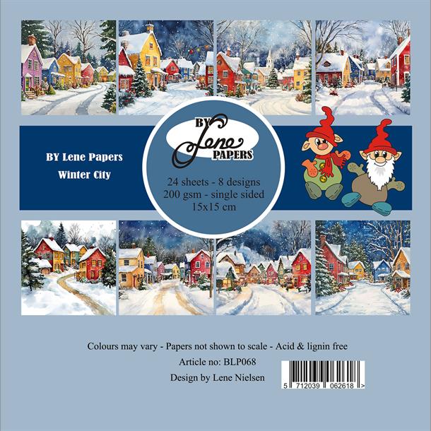 By Lene Design - Winter City - 6 x 6" Paper Pad