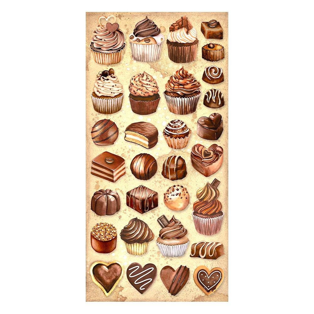 Stamperia - Coffee and chocolate - Collectables - 10 pk -   6 x 12"