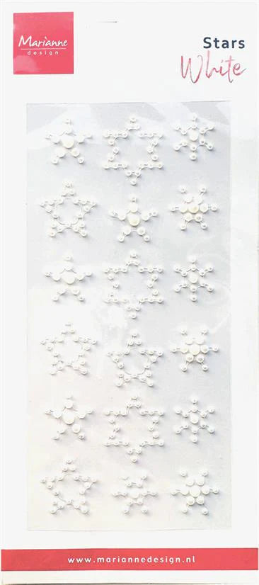 Marianne Design - Stars - Pearls white