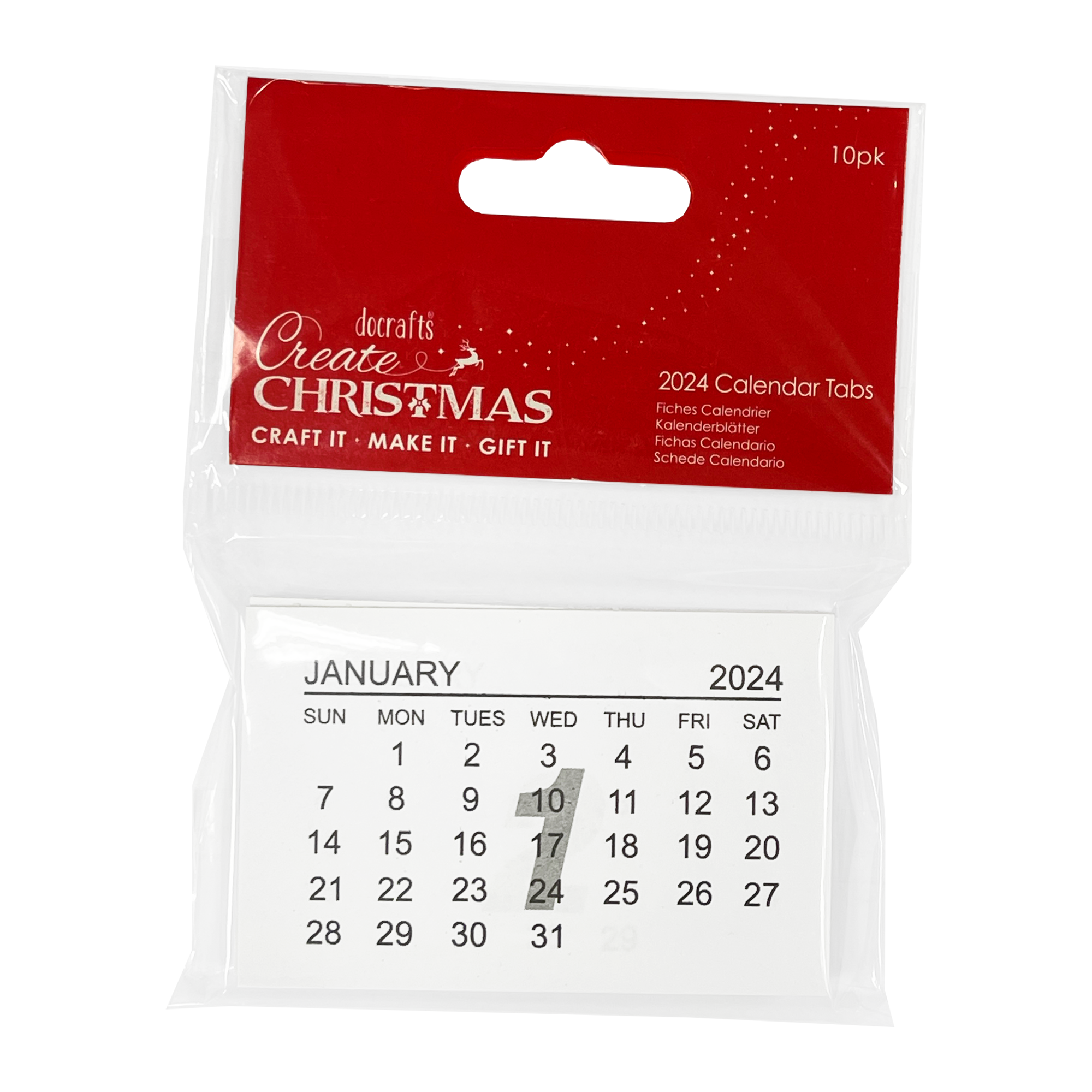 Papermania - Calendar Tabs - Kalender 2024