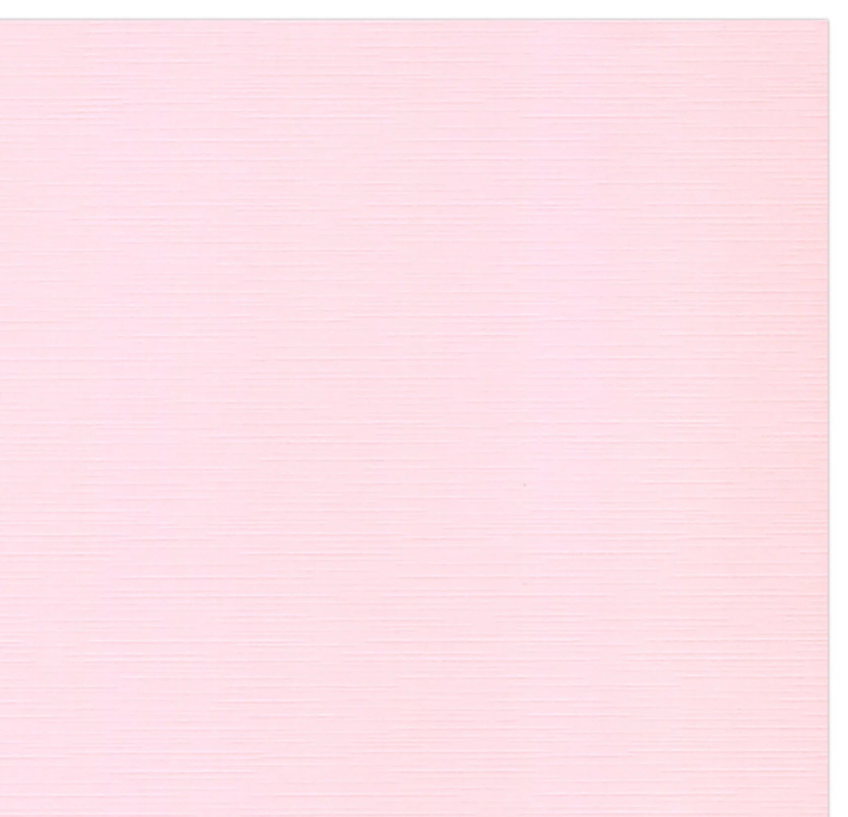 Linnen Kartong - Light Pink  - 12x12"