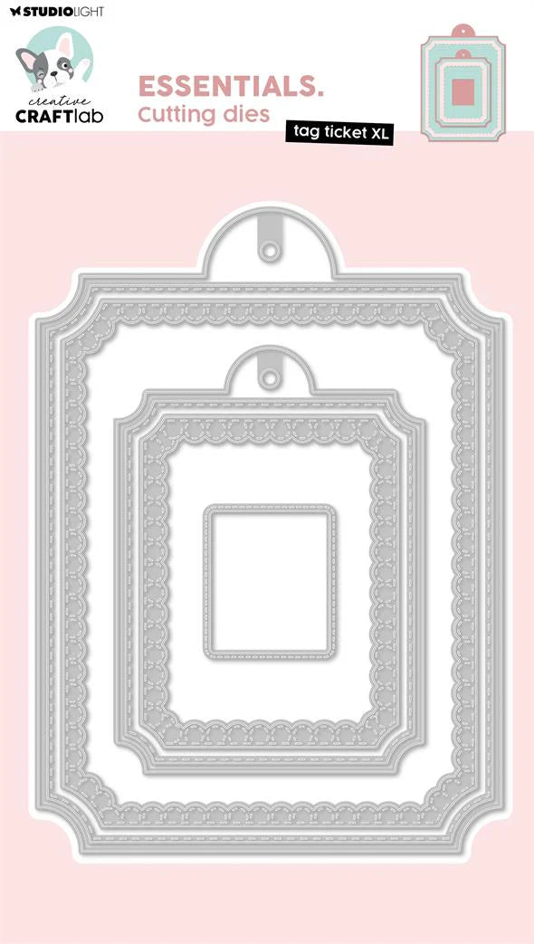 Studiolight Essentials Dies - Creative Craftlab - Tag Ticket XL