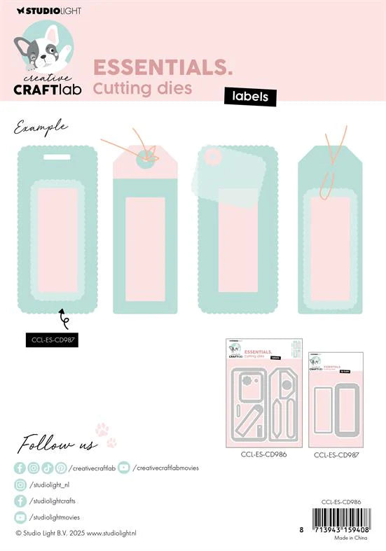 Studio Light - Dies - Labels