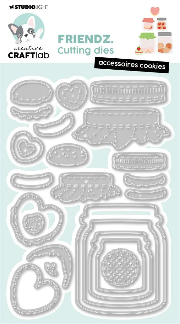 Studiolight - Dies - Friendz cutting Dies  - Accessoires Cookies