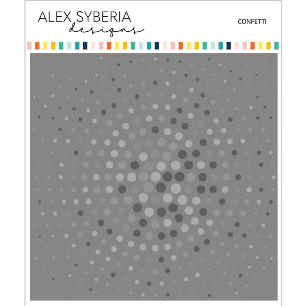 Alex Syberia  - Layering Stencil Set - Confetti