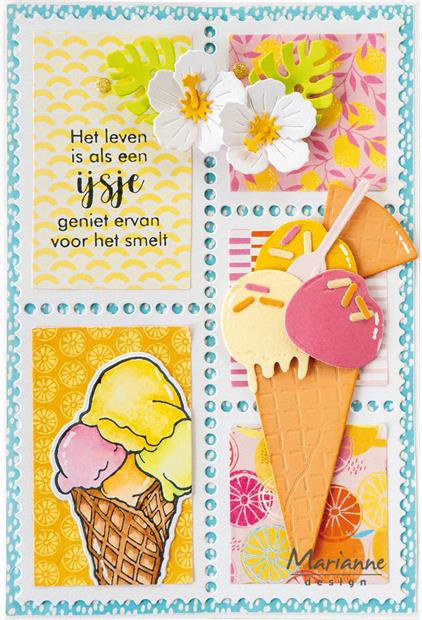 Marianne Design - Dies -  Layout Stamps A6