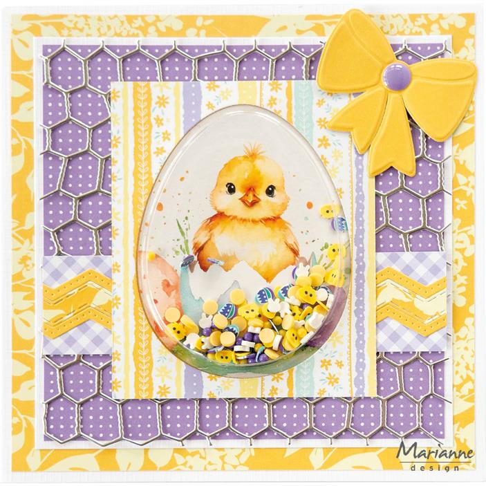 Marianne Design - Craftables Dies -  Background Chicken Wire