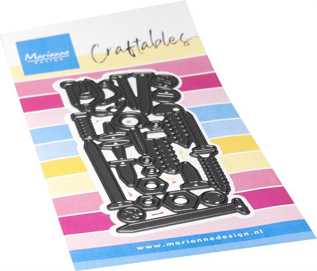 Marianne Design - Dies - Craftables - XL Nuts and Bolts