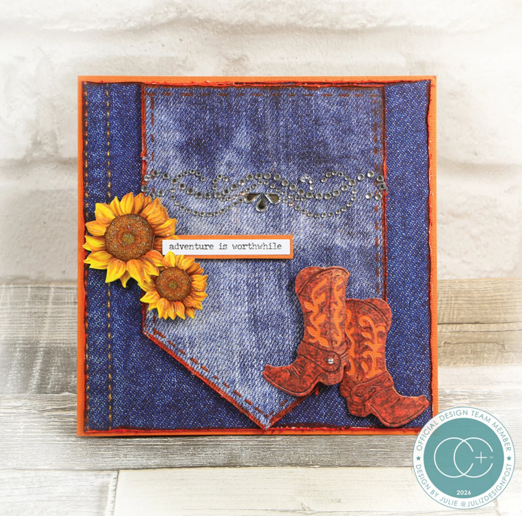 Craft Consortium - Denim Textures - Paper Pad - 12"x12"