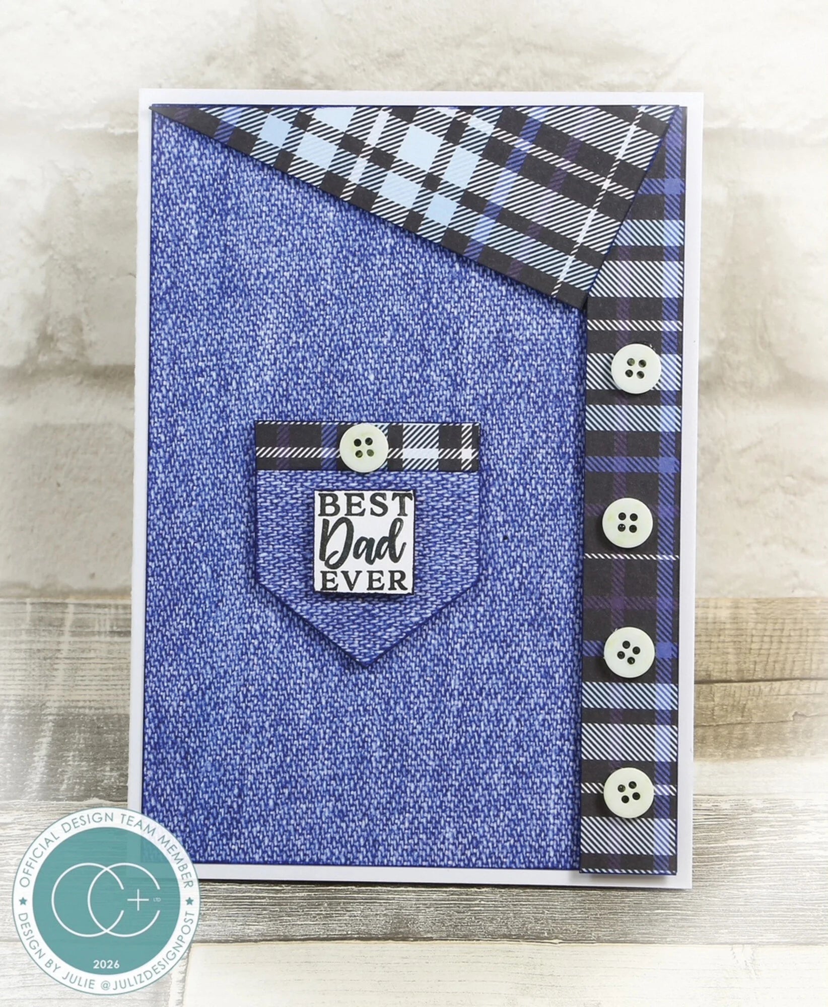 Craft Consortium - Denim Textures - Paper Pad - 12"x12"
