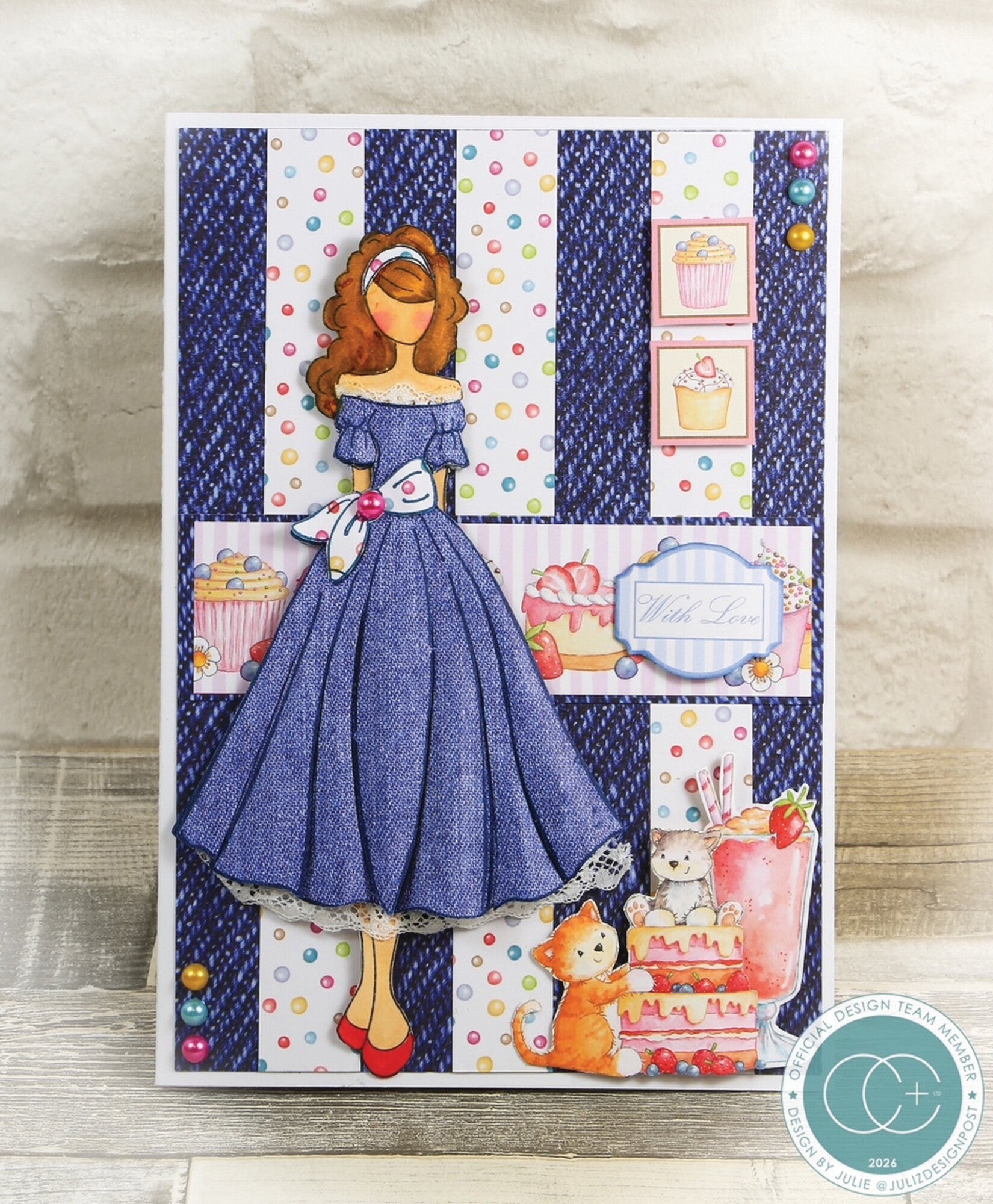 Craft Consortium -  Denim Textures - Paper Pad  6 x 6"