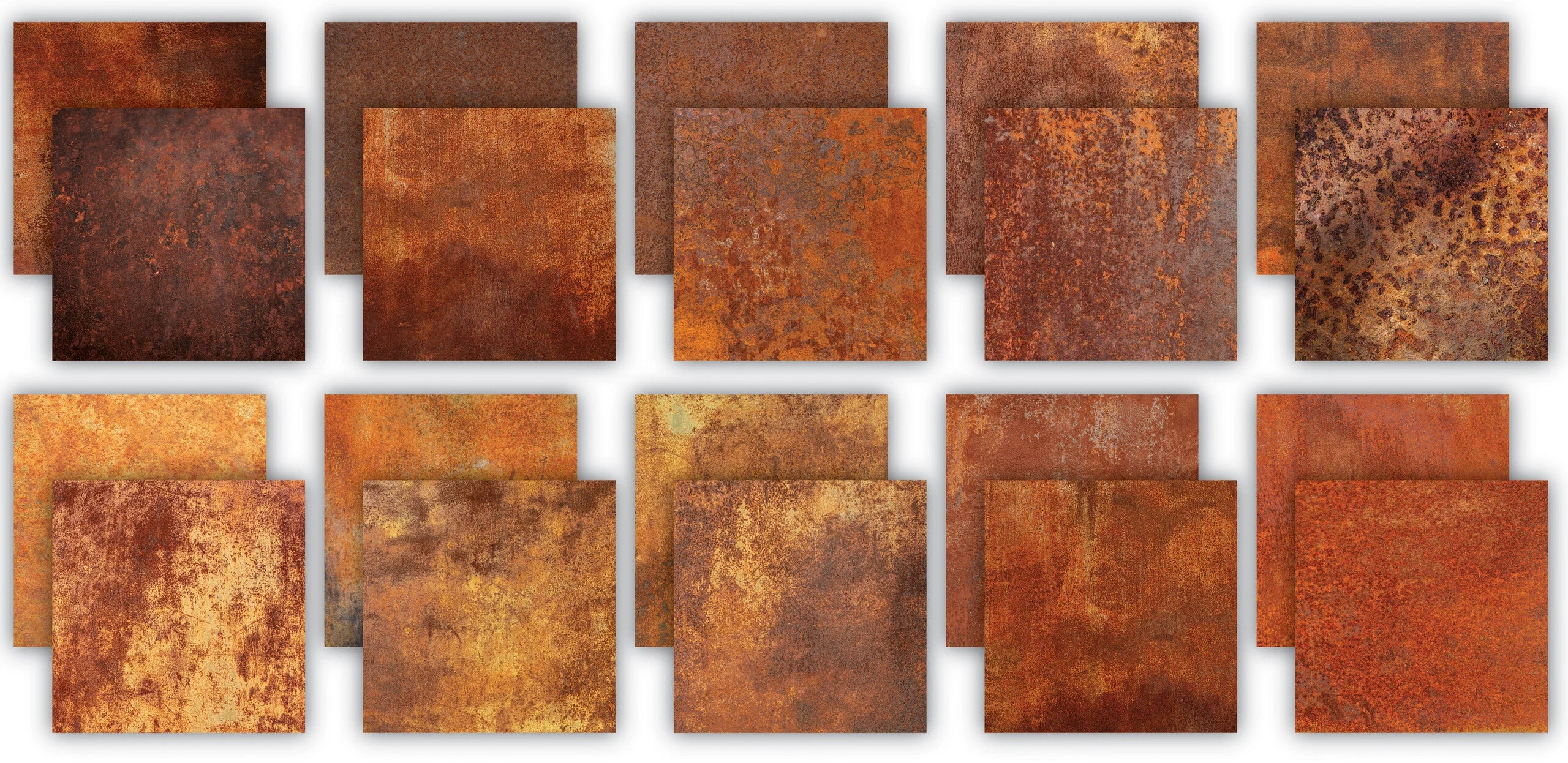 Craft Consortium -  Rust Textures - Paper Pad  6 x 6"