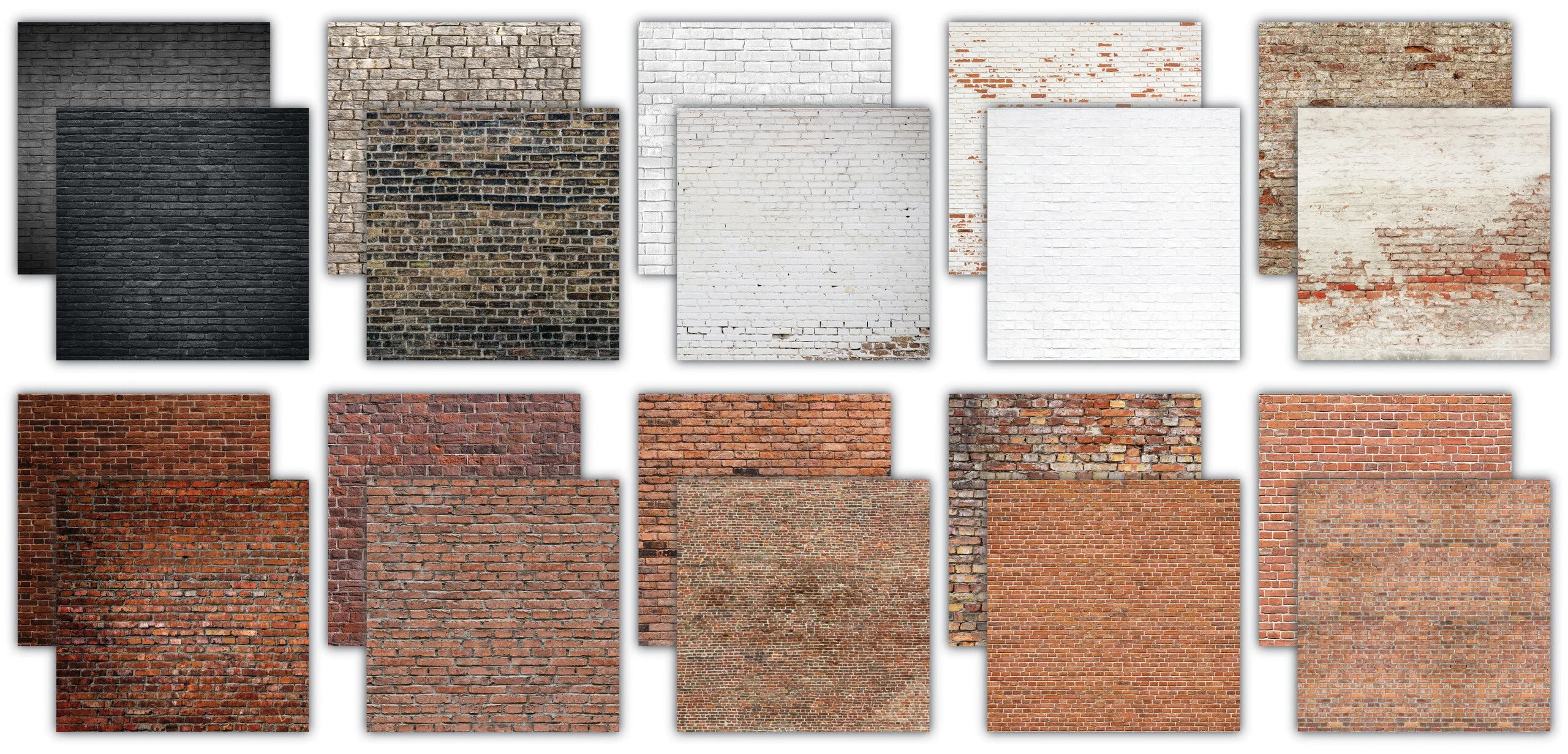 Craft Consortium -  Brick Textures 2 - Paper Pad  6 x 6"