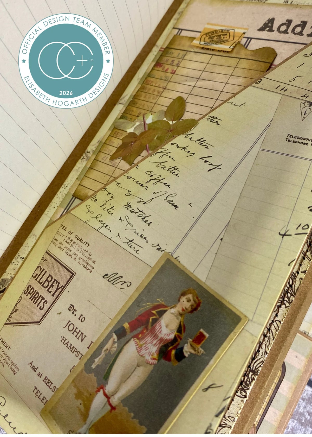 Craft Consortium - Old Ledger - Paper Pad - 12"x12"