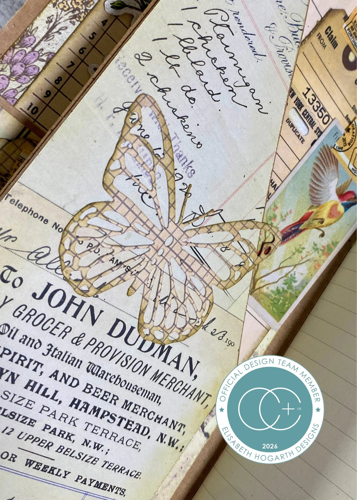 Craft Consortium - Old Ledger - Paper Pad - 12"x12"