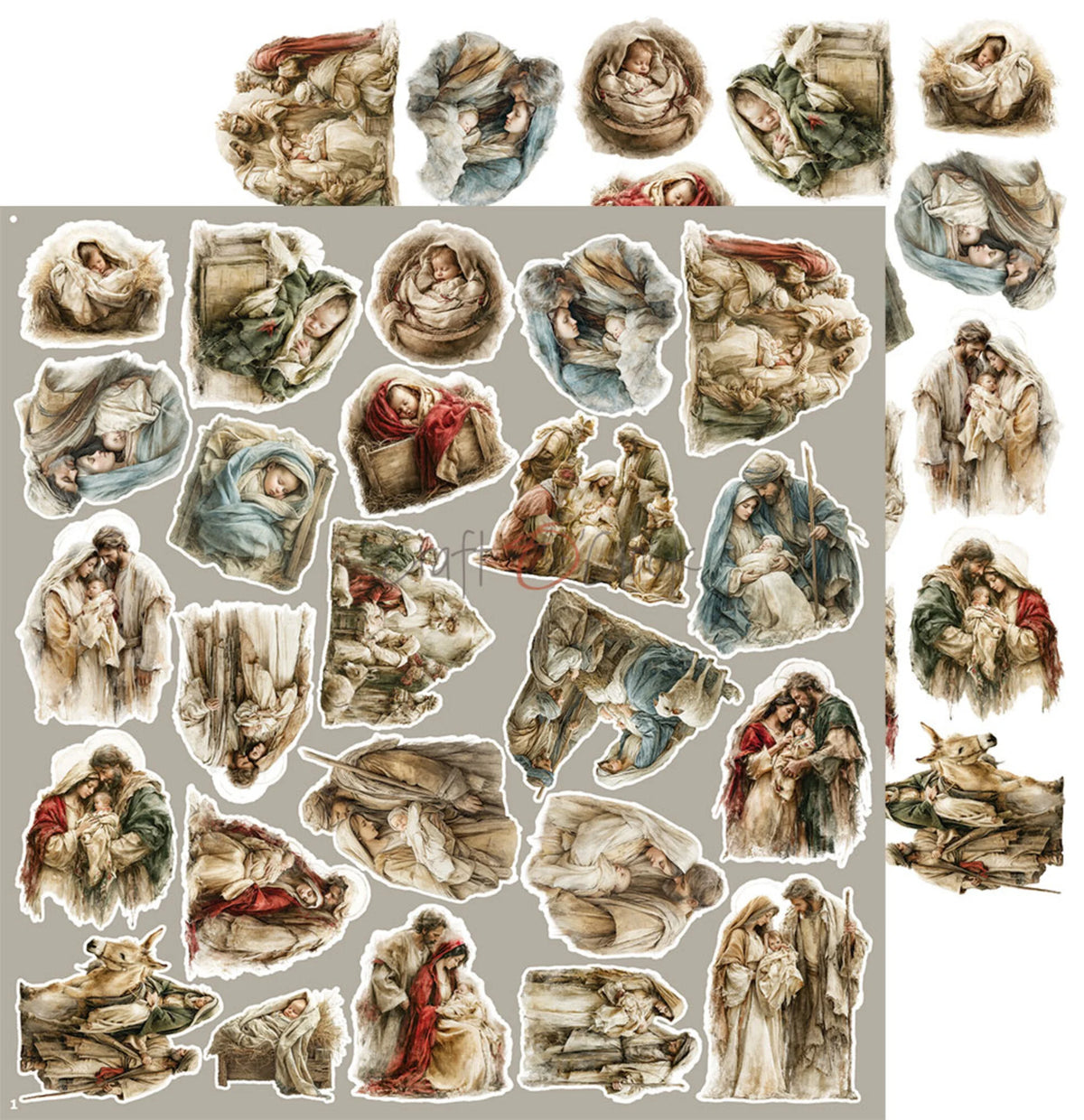 Craft O'Clock - Creative Extras Set 09 Christmas Night - 12x12"