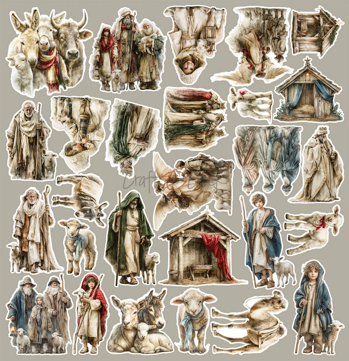 Craft O'Clock - Creative Extras Set 09 Christmas Night - 12x12"