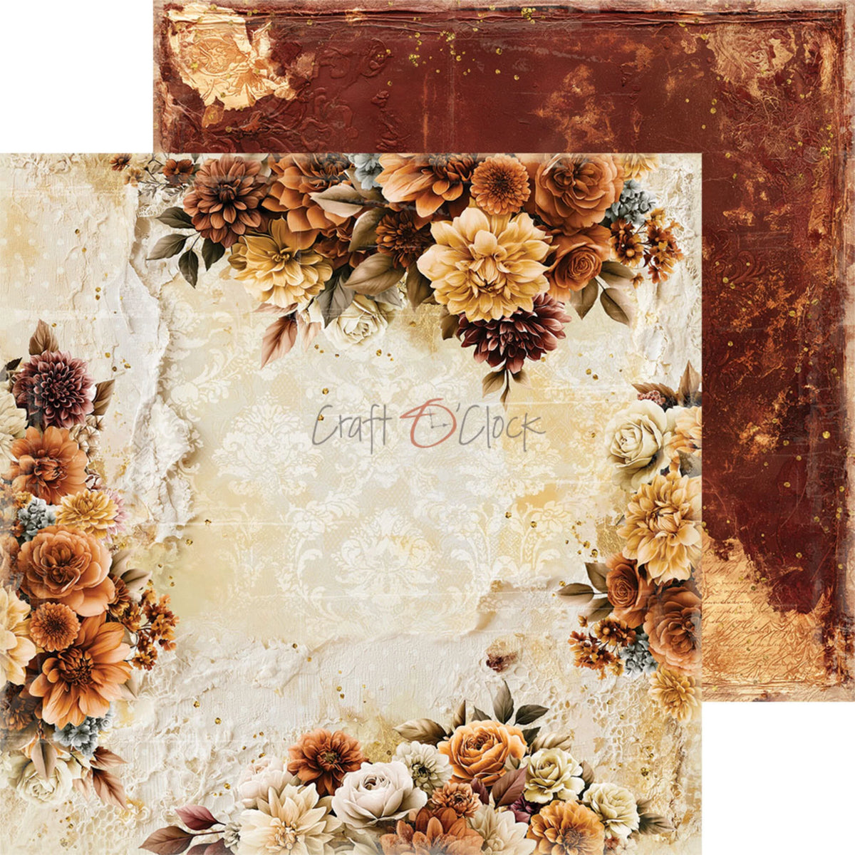 Craft O'Clock -  Shades Of Nature - Paper Pack - 12 x 12"