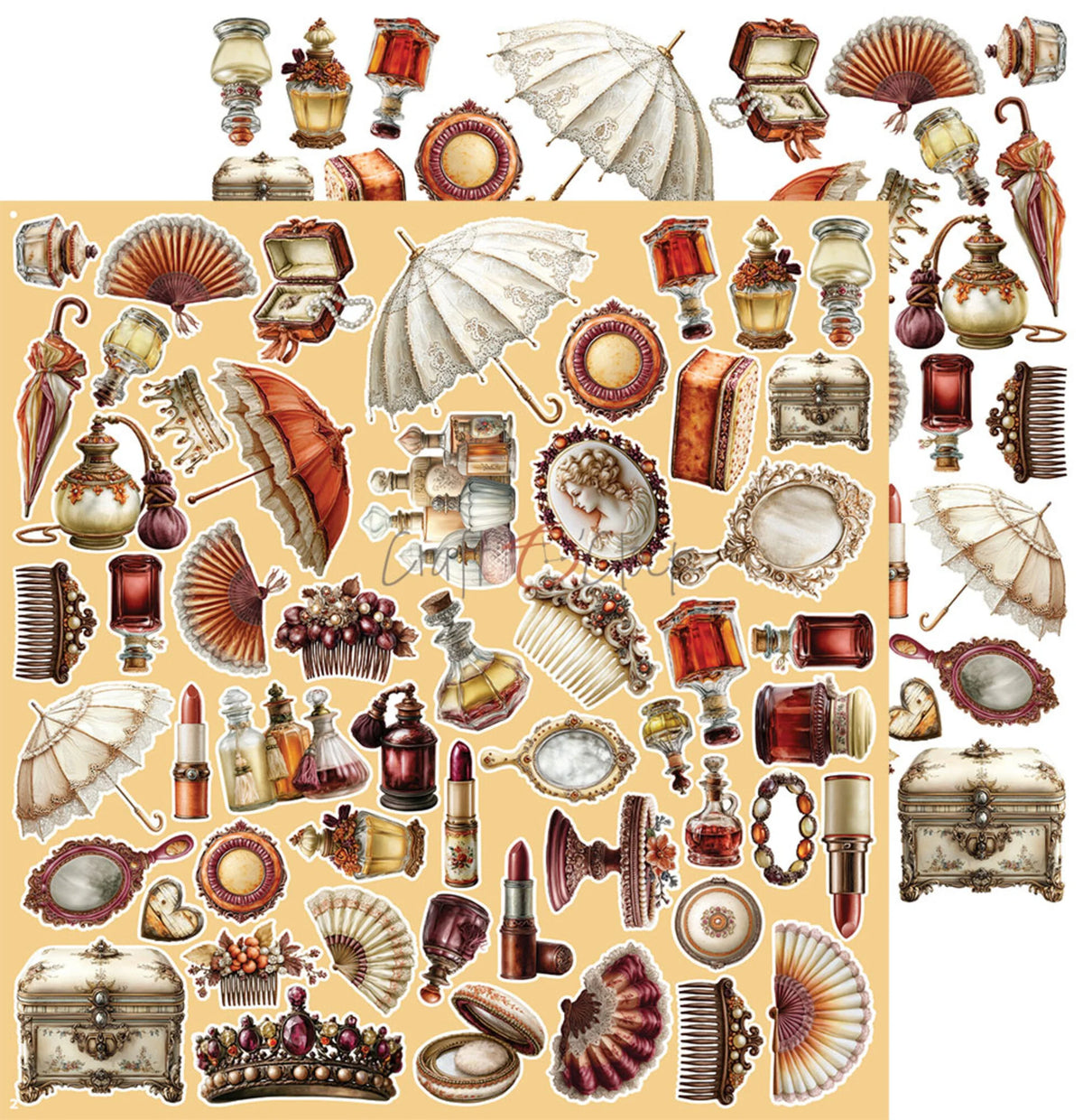 Craft O'Clock - Shades Of Nature - Prestige Extras Set - 12x12"