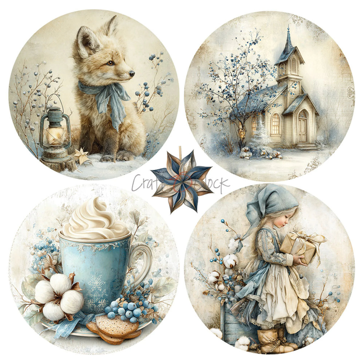Craft O'Clock - Snow Games - Paper Pad - 6x6"