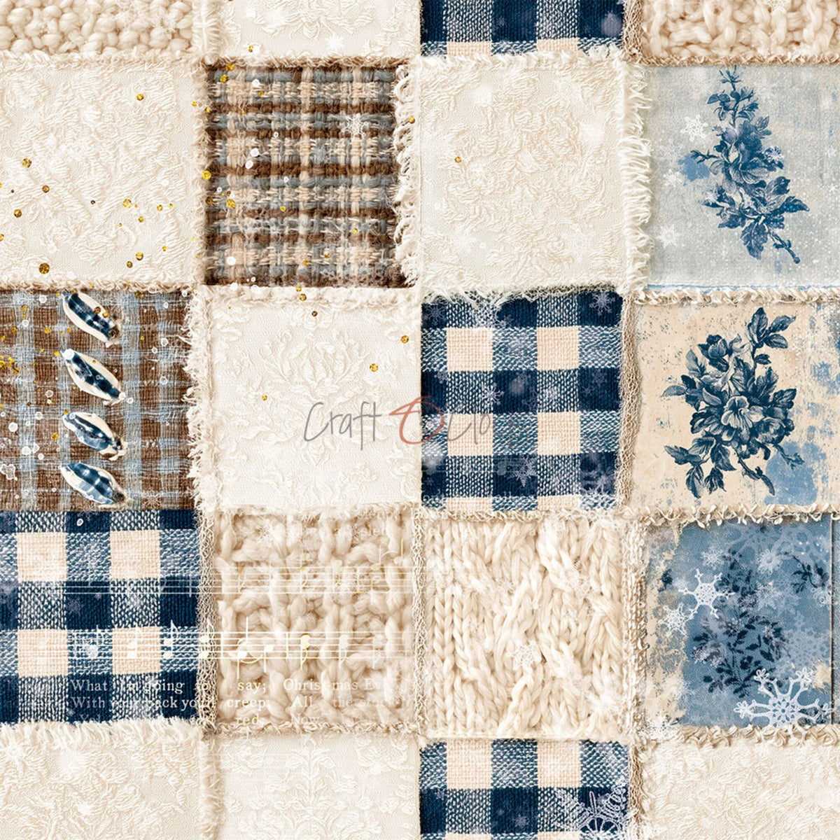 Craft O'Clock - Snow Games - Extras Set - MIX - 8x8"