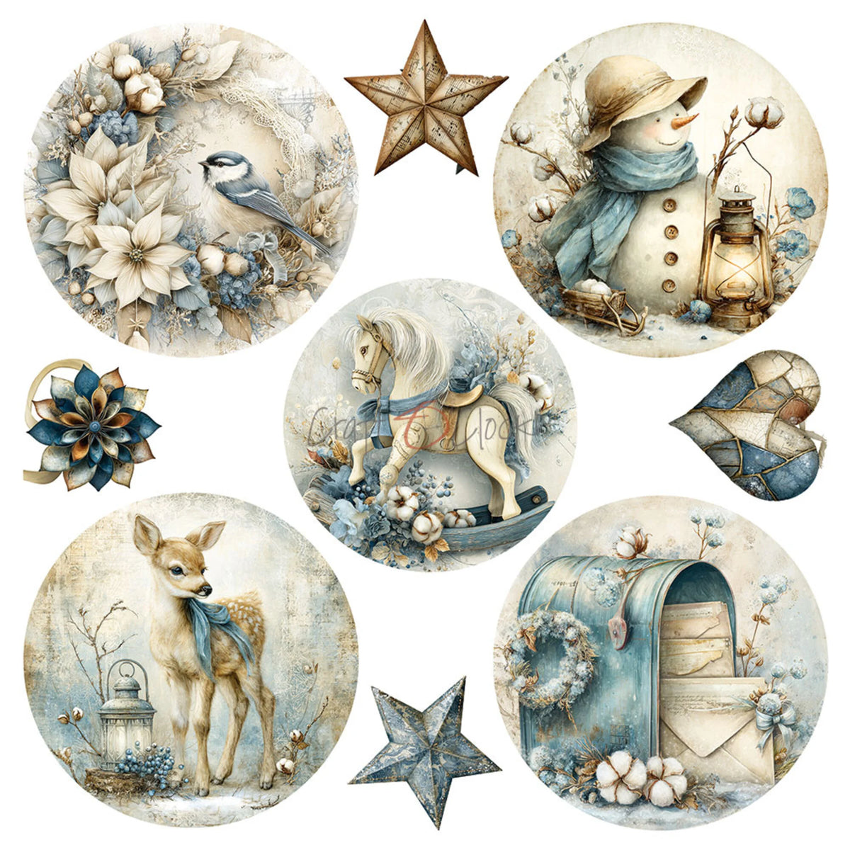 Craft O'Clock - Snow Games - 8x8"