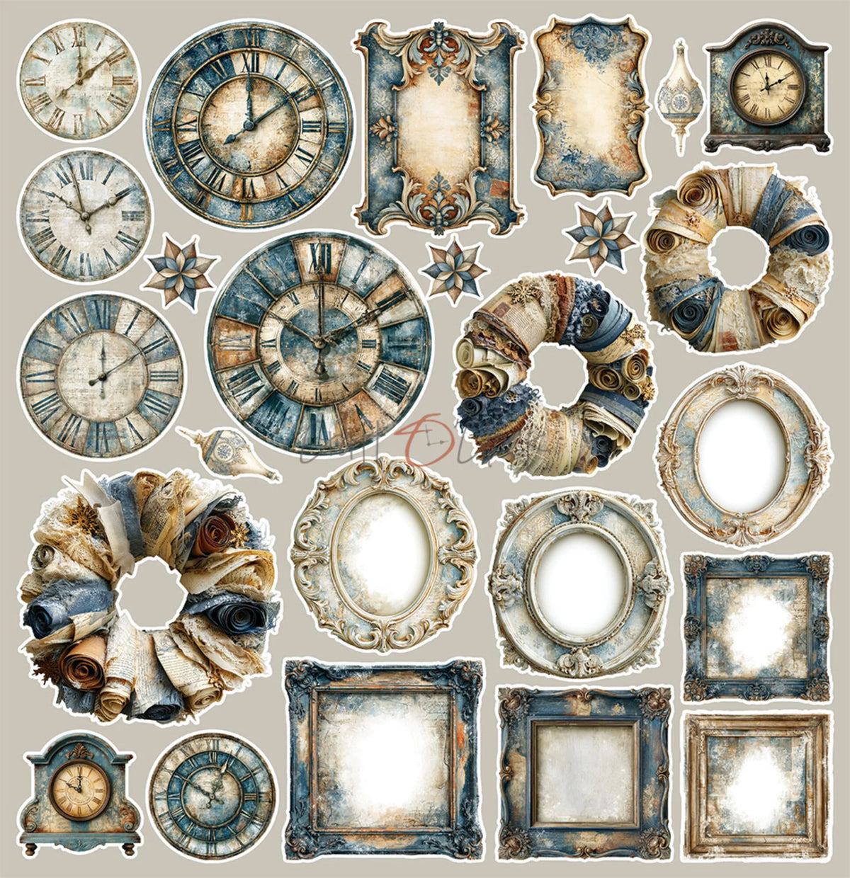 Craft O'Clock - Snow Games - Extras Set Mix - 12x12"