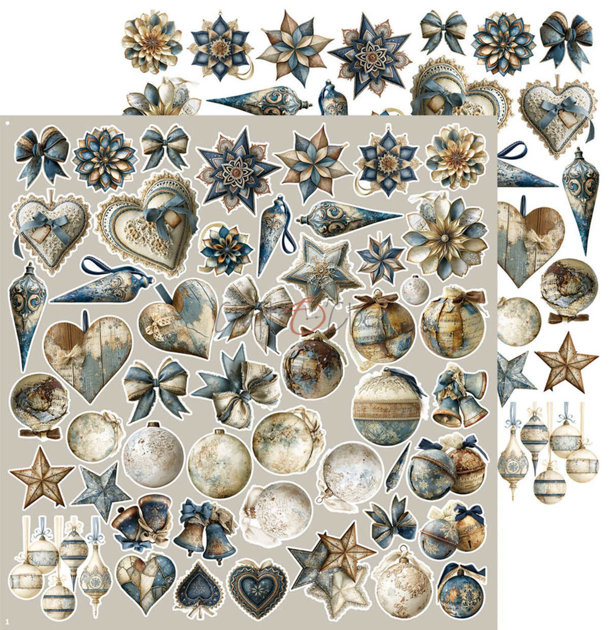 Craft O'Clock - Snow Games - Festive Extras Set - 12x12"