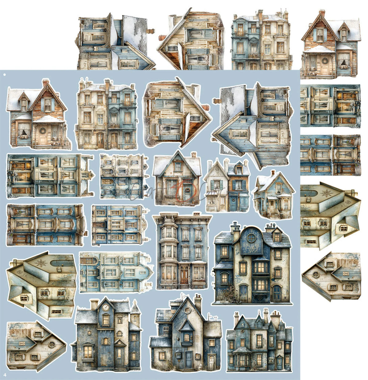 Craft O'Clock - Snow Games - Extras Set Mix - 12x12"