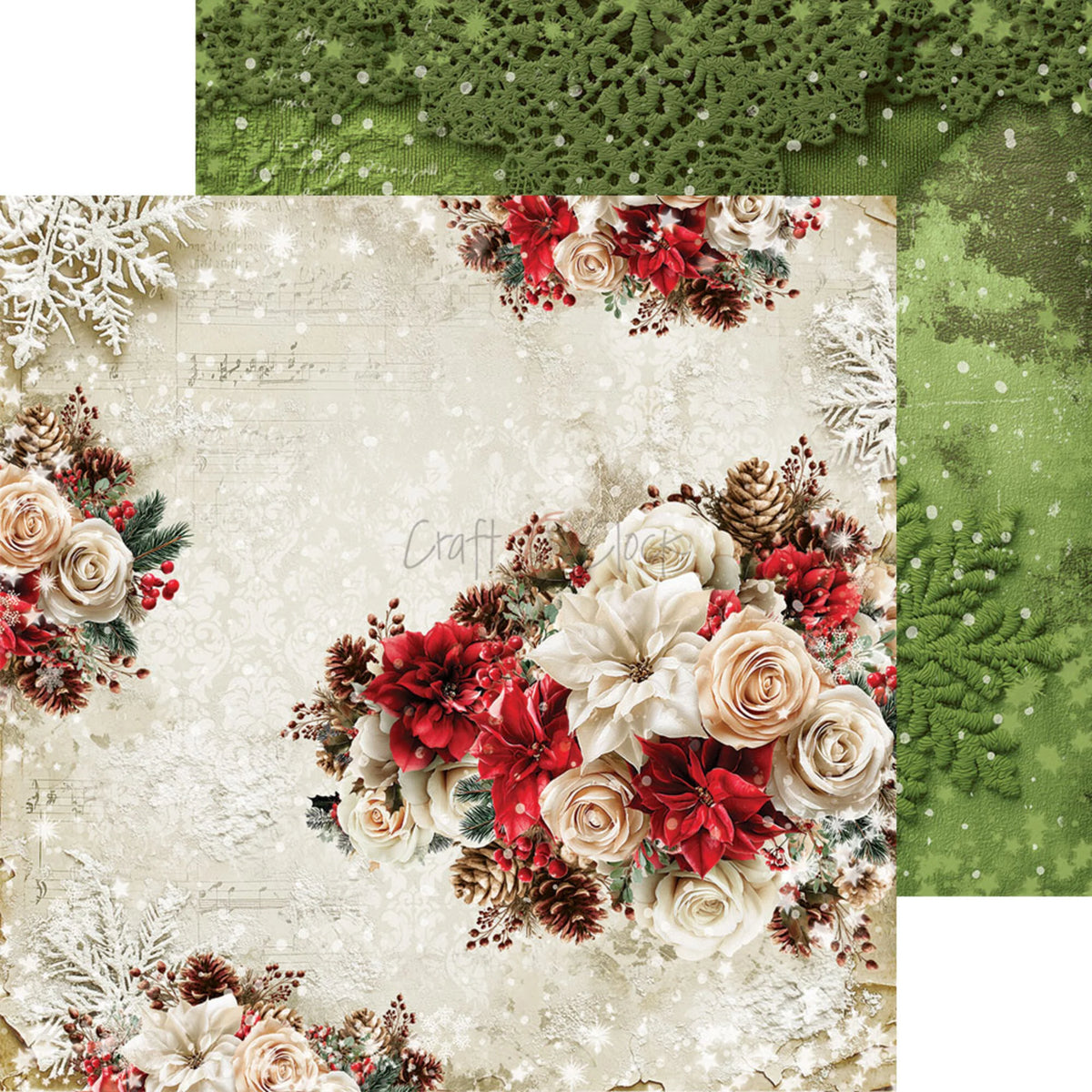 Craft O'Clock - Spirit Of Christmas - Paper Pad - 6x6"