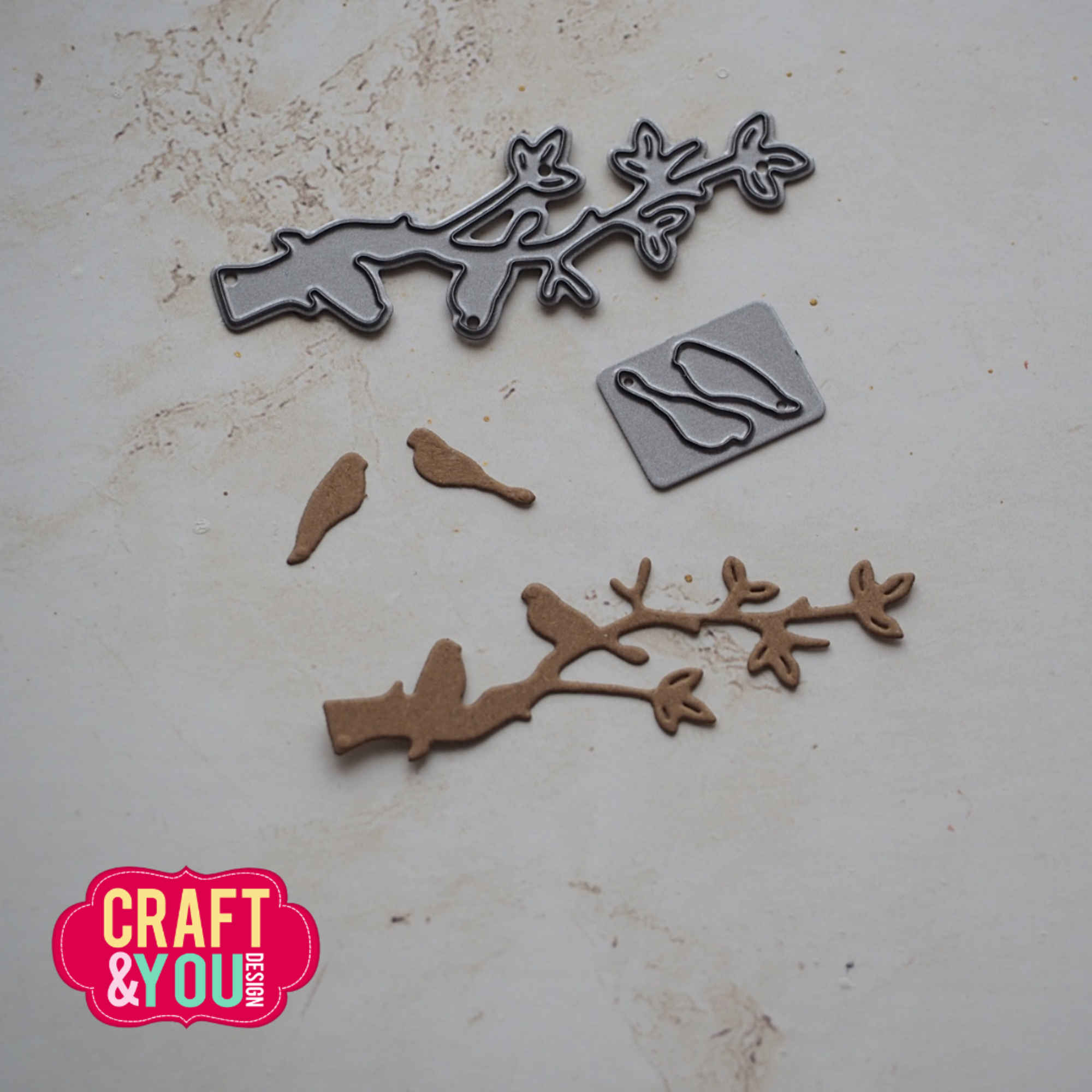 Craft and You - Dies - Birds on a branch