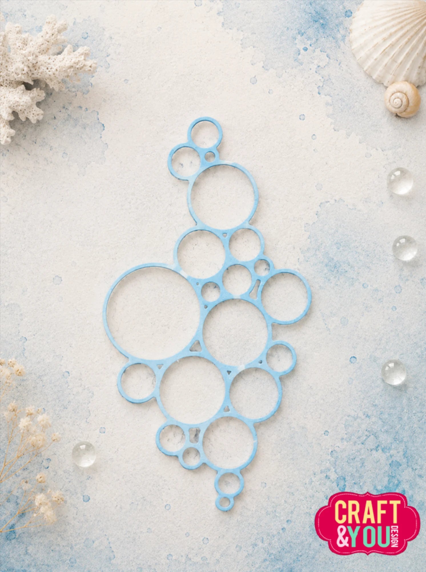 Craft and You - Dies - Bubble Background