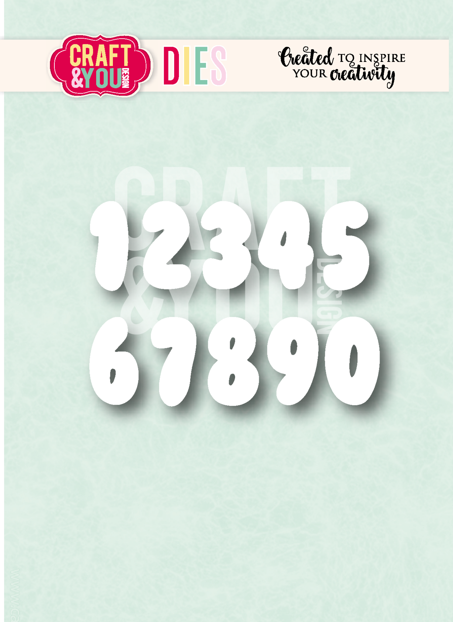 Craft and You - Dies - Bubble numbers
