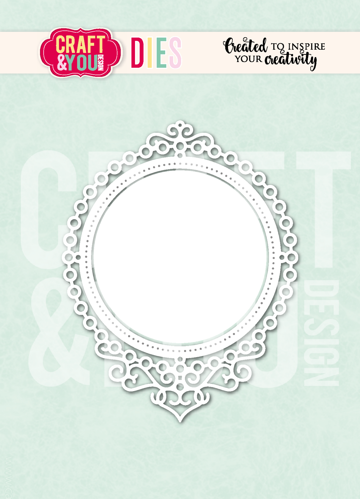 Craft and You - Dies - Elegant Frame by Gosia