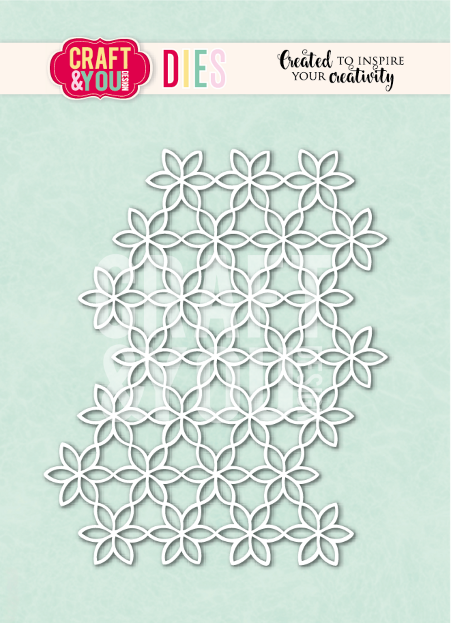 Craft and You - Dies - Flower Background